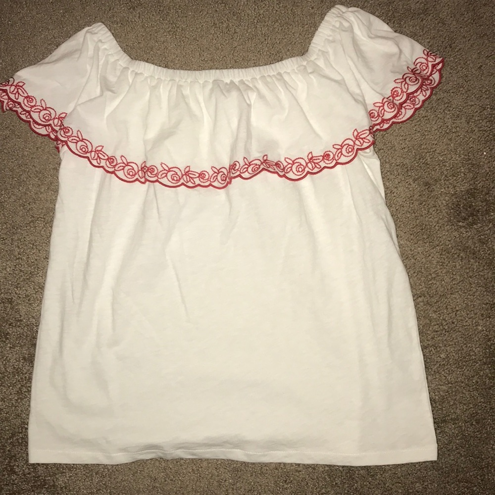 J Crew off the shoulder top